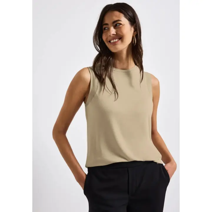 Street One Mod. PS323316 - Top con detalle de gasa en tirantes para mujer - 1