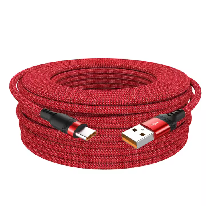 Cable USB Tipo-C Tejido NNBILI 6A Para Samsung Huawei Xiaomi Switch Sony PS5 Longitudes Variadas 8M 5M 3M 2M 1.5M 1M Carga Rápida - 1