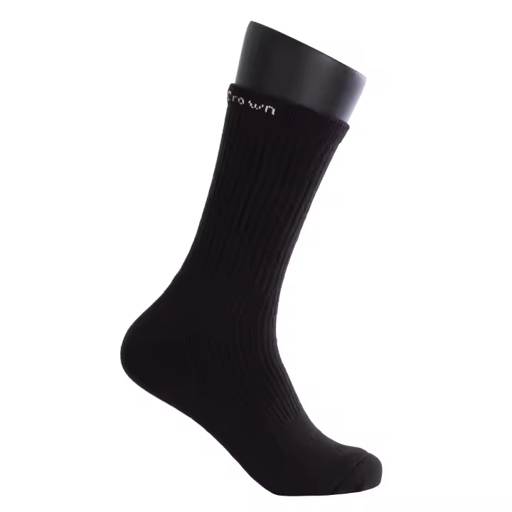 Black Crown - Pack Calcetines Black Crown Alto - 70% Poliéster, 28% Algodón, 2% Elastano - Set de 3 pares - Negro. - 1