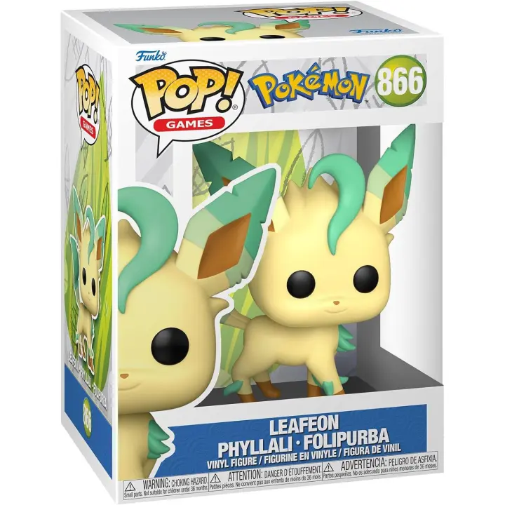 Funko Pop! Games: Pokemon - Leafeon - Figura de Vinilo Coleccionable - Idea de Regalo- Mercancia Oficial - Juguetes para Niños y Adultos - Video Games Fans - Muñeco para Coleccionistas y Exposición - Mr Popye - 1