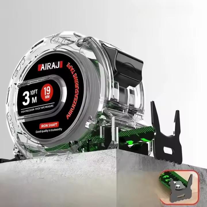 Cinta Métrica Fluorescente AIRAJ De Alta Gama 3-5-7.5 Metros Gruesa Ampliada Precisión Alta Impermeable Antióxido Y Resistente Al Desgaste Para Carpintería Y Bricolaje - 1