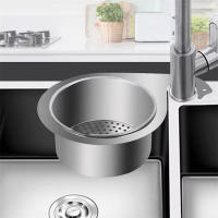 Bandeja De Drenaje Multifuncional Para Cocina Filtro De Desagüe En Acero Inoxidable Escolar Para Separar Agua Y Suciedad - details 1