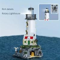Bloques De Construcción Eléctricos Lighthouse 1092PCS Faro Iluminado Con Casa De Pescador Juguetes Educativos Para Niños Decoración De Escritorio Regalos Para Niños Y Adultos - details 0