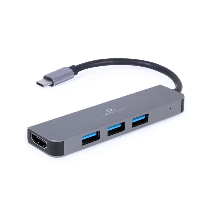 Gembird a-cm-combo2-01 adaptador multipuerto usb tipo c 2 en 1 (hub + hdmi) - 1