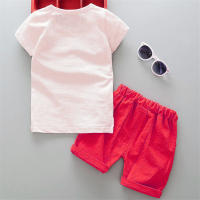 Ropa De Verano Para Bebés Niñas Conjunto De 2 Piezas Con Camiseta Y Shorts Estilo Casual Unisex Talla Ajustada Para Niños Y Niñas - details 5