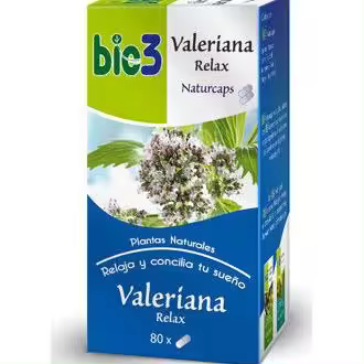 Bie3 Valeriana Naturcaps 500 Mg, 80 Cápsulas - 1