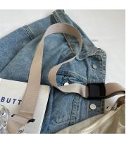Bolso De Hombro De Nylon Nueva Diseño En Niche Color Sólido Con Pliegues Bolso Cruzado Versátil Para Uso Casual En Clase Y Comuting - details 2