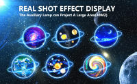 Proyector De Galaxia LED 13 En 1 Luz Nocturna Estelar Para Decoración De Habitaciones De Niños Y Adultos 360° Giratorio Planetario Incluye Bombillas - details 0