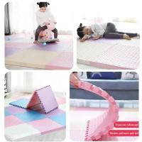 Alfombra De Gimnasio Deportiva Antideslizante EVA 30x30cm Espesor Aumentado Para Yoga Y Ejercicio En Casa Tapete De Suelo Grano De Hoja Protección - details 2