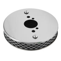 Filtro De Aire De Alta Fluidez 14x3cm Metal Cromado Reemplazo Para Carburador SU HS2 1¼ Pulgadas Filtro De Aire Pancake Chrome - details 11