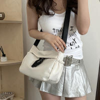 Bolso De Hombro Para Mujer De Tela De Nylon Gran Capacidad Bolso De Moda Unisex Bolso Cruzado De Solapa Bolsa De Mano - details 6