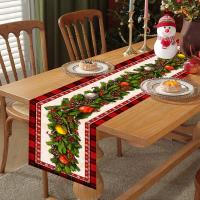 Corredor De Mesa De Lino Para Navidad 2024 Decoración Merry Christmas Regalo De Año Nuevo 2025 Material 100% Lino - details 8
