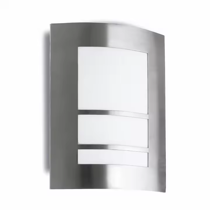 FORLIGHT Aplique Ip55 Siluet E27 60W Acero Inoxidable 1500Lm - 1
