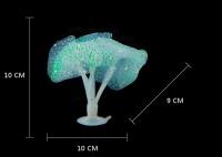 Coral Luminoso De Silicona Para Acuario Decoración Submarina Con Hojas Grandes Paisaje Acuático Accesorios Para Tanque De Peces - details 7