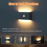 Lámpara Nocturna LED Con Sensor De Movimiento RGB Recargable Multicolor Para Decoración De Habitaciones Luz Sin Cable Para Armario Escaleras - details 3