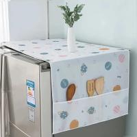 Cubierta De Refrigerador Y Lavadora a Prueba De Polvo Y Aceite Funda De Almacenamiento Para Hogar Toalla Protectora - details 8