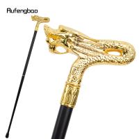 Bastón De Moda Con Cabeza De Dragón Dorado Decorativo Para Fiesta Y Cosplay Bastón Vintage De 92 Cm Con Punta De Goma - details 3