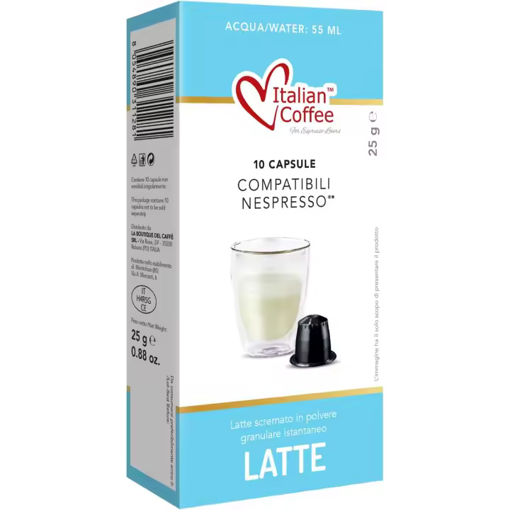 Capsulas Compatibles Nespresso Leche en Polvo Soluble 60 Unidades - Ideal para Cortados - 1