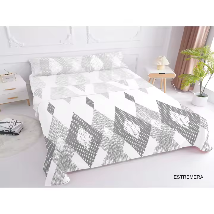 Kumy Juego de Sábanas 135cm 3 piezas 100% Microfibra Incluye 1 funda almohada 1 sábana ajustable y 1 encimera Tacto extra suave No hace bolitas - 1