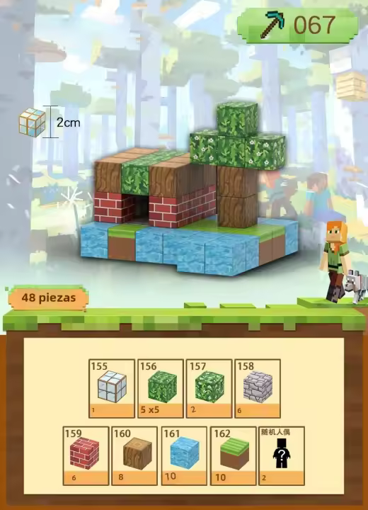 Juego De Construcción Magnético 192 Piezas Set De Aprendizaje STEM Sensorial Regalo Para Niños Edad 4-12 Años Bloques De Mina Magnéticas Para Juegos Al Aire Libre - 1