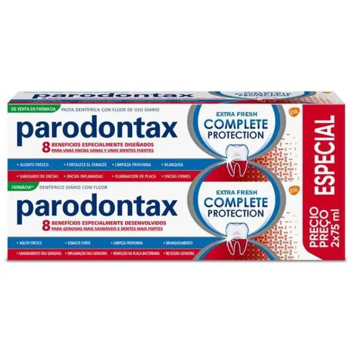 Duplo Parodontax Complete Protection Dentífrico, 2 Uds - 1