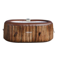 AREBOS In und Outdoor Whirlpool 2400W Piscina Wellness Masaje Ovalada 190x120 cm - details 6