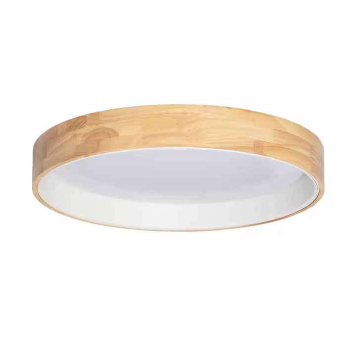 Ledkia Plafón LED 30W Circular Madera Ø570 mm CCT Seleccionable Dari ILUZZIA - 1