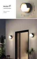 Lámpara De Pared LED Con Sensor De Movimiento AC85-265V ABS Impermeable Luz De Interior Y Exterior Para Iluminación De Pasillos En El Hogar - details 13