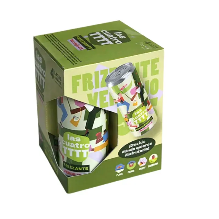 Las cuatro TTTT - Frizzante Verdejo 5.5 En Lata! Novedad!  Vintage Wine for Millenials  Ready to drink - 1
