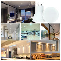 Lámpara LED GU10 6PCS AC220V 3W 6W 9W 12W En Blancos Frío Calido Natural Tricolor Para Hogar Material PC Certificación CE - details 7