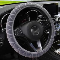Cubierta De Volante De Coche Universal 37-39cm Invierno Suave Cálido Plush Decoración Interior Automóvil Accesorios - details 8