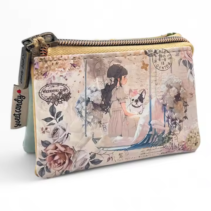Monedero Pequeño Sweet & Candy Bags - C-122-02 - Con Caja Metálica - 3 Compartimentos - 1