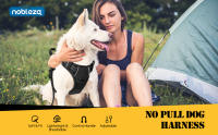 Nobleza - Arnes Perro Pequeño, Arnes Perro Antitirones con Lineas Reflectantes, Cómodo Transpirable Acolchada Ajustable Arneses Tipo Chaleco para Perros para Adiestramiento, Paseo - details 0