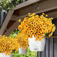 Ramo De Margaritas Artificiales Con 3 Ramas Y 22 Cabezas Pequeñas Decoración Para Bodas Y Hogar Alta Calidad Flores De Seda Para Otoño Y Scrapbook - details 3