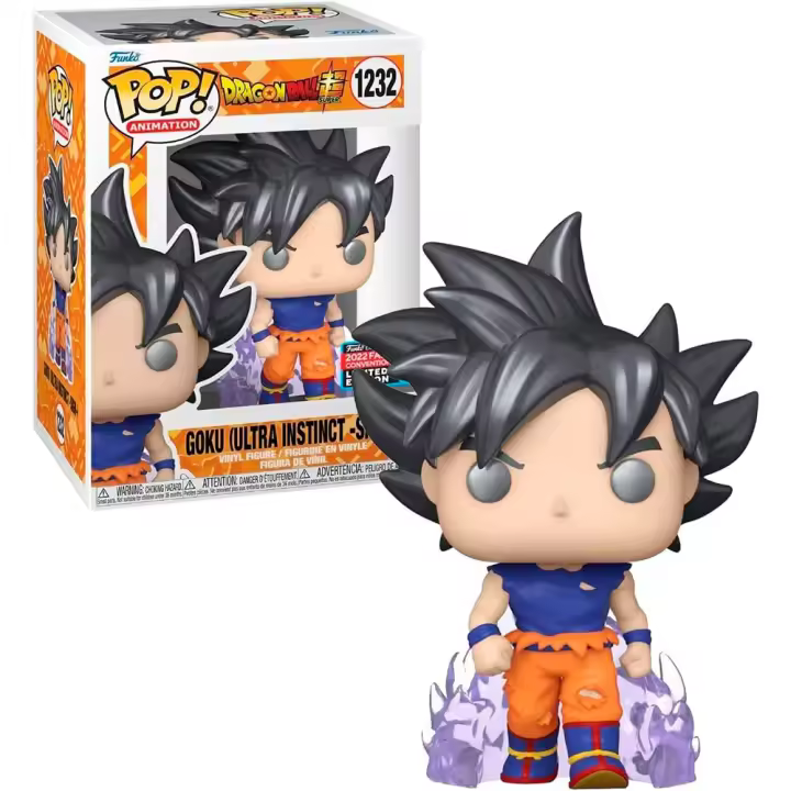 FIGURA FUNKO POP DRAGON BALL GOKU ULTRA INSTINTO SIGN EXCLUSIVE 2022 FALL CONVENTION 9 CM - Nuevo a Estrenar - Original FUNKO - Miniatura POP - Figura de Colección Funko - 1