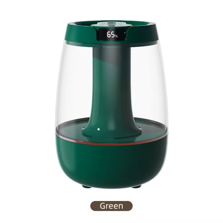 PORCHEDDU Humididiador de Aire USB de 151*151*211mm, Gran VOLUMEN DE Niebla doméstica de 3 L y humidificador atomizador de escritorio Silencioso de gran capacidad, humidifier de Doble pulverización, ajustado para dormitorios, salones de estar y oficinas - 1