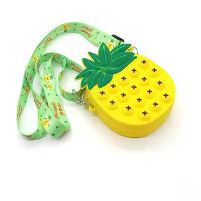 Bolsa De Monedas Con Juguete Antiestrés Sensory Para Niños Hot Rainbow Cross Bag Regalo De Navidad Alivio Del Estrés Con Botones Para Niñas - 1