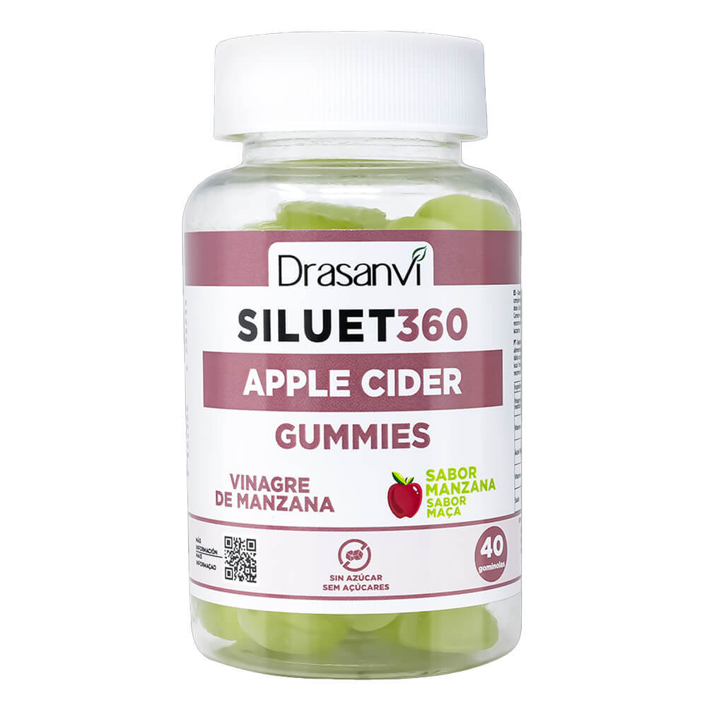 Drasanvi Siluet 360º Vinagre Manzana Sabor Manzana  40 Gominolas