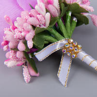 Broche De Silken Artificial Para Mujer Y Hombre Corsé De Mano Flor De Boda Decoración De Fiesta Para Novio Y Novia - details 18