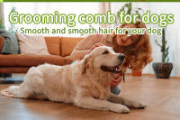 Peine Para Mascotas 2 Lados Rake De Undercoat Para Perros Y Gatos Eliminador De Enredos Y Matas Seguro Y Eficaz 29 Dientes - details 3