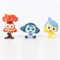 Set De 9 Figuras Mini De Anime inside out Juguetes De Película De Dibujos Animados Para Niños Joy Ansiedad Enojo Tristeza Desagrado Miedo Muñecos Modelo Regalo - details 1