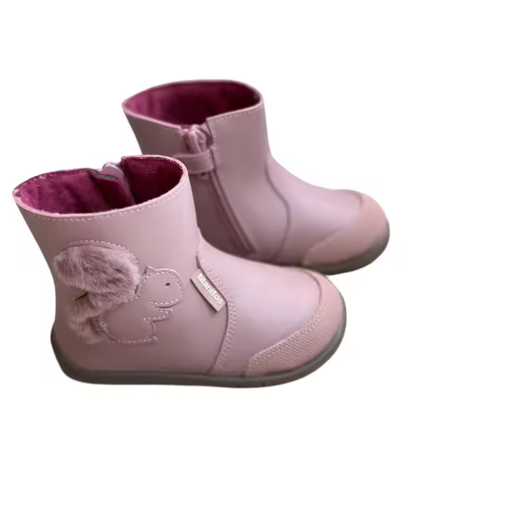 Botas respetuosas de piel lavable Titanitos Ardilla Rosa - 1
