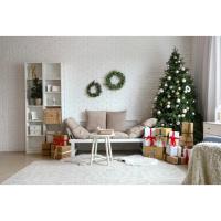 MEJORADA Árbol de Navidad Artificial Automontable Abeto Extra Relleno de Doble Hojas Combinadas 150-210cm Abies C/Soporte Metálico - details 6