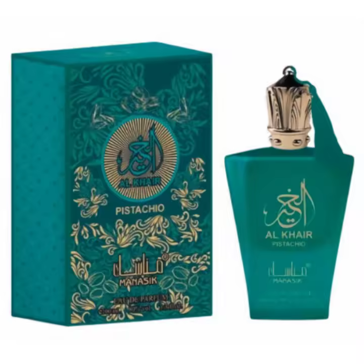 AL KHAIR PISTACHIO Arabe Eau de Parfum Unisex 100ml Montage Brands Colonia Mujer Hombre - 1