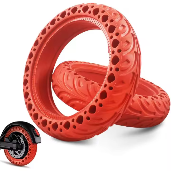 Paquete de 2 neumáticos de reposición para patinete Eléctrico Xiaomi M365/Pro de 8,5 pulgadas, con diseño de panal Maciza, antideslizantes, para Rueda trasera y trasera - 1