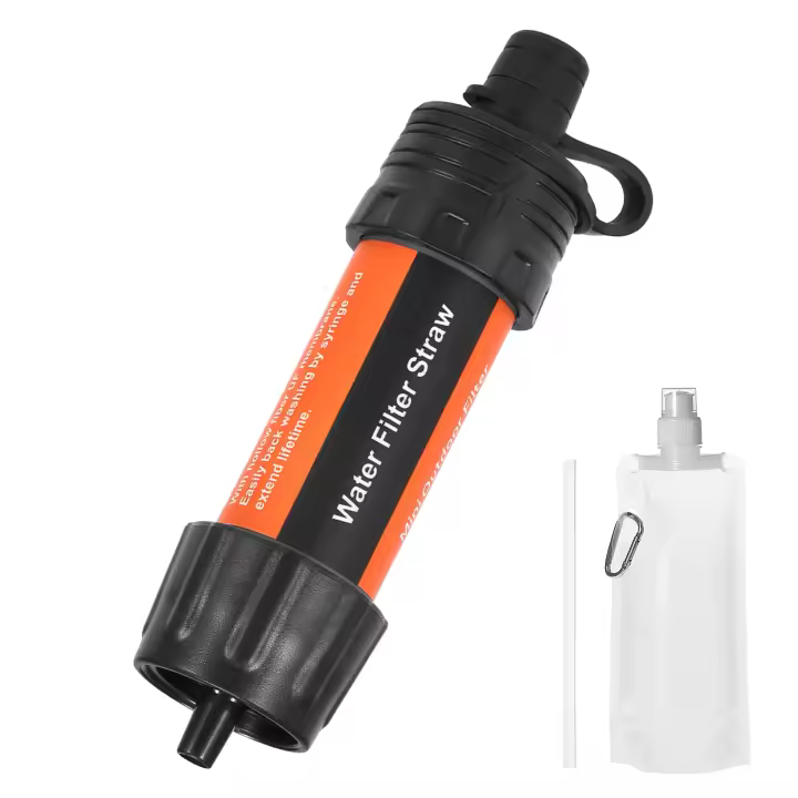 Filtro De Agua Portátil Para Exteriores Suckercamino Sistema De Filtro De Agua Para Emergencias Purificador De Bebida Herramientas De Supervivencia Para Camping Y Senderismo - 1