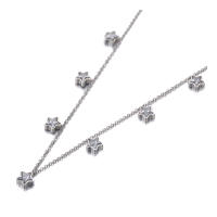 Collar De Estrella Bohemia Lokaer Para Mujeres Y Niñas Con Cristal CZ Y Acero Inoxidable Collar De Encanto N19204 Moda Chic - details 3