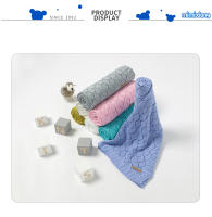 Manta De Bebé Tejida Para Recién Nacidos Niños Y Niñas Cubierta Para Sillín De Coche Y Cama De Bebé Tapete De Suéter Muselina 100*80CM Cuadros Unisex Adecuada Para 0-24 Meses - details 5