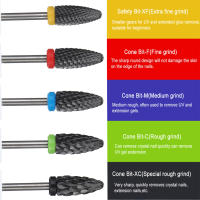 Broca De Uñas Cerámica Carburo Tungsteno Para Todas Las Máquinas De Uñas Accesorio De Manicura Para Taladro Eléctrico Cortador Apto - details 3