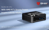 BMAX AMD Ryzen 7 Mini PC B5A Pro, AMD Ryzen 7 5825U 8 Núcleos 4.5GHz, 16GB RAM, 512GB SSD, Triple Pantalla 4K (1*DP+1*HDMI+1*Type-C), Soporta HDR Dinámico, WiFi 5, Bluetooth 5.0, 2*USB 3.2, 2*USB 2.0, 1*RJ45, Sistema de Refrigeración Space Capsule, Home, - details 0
